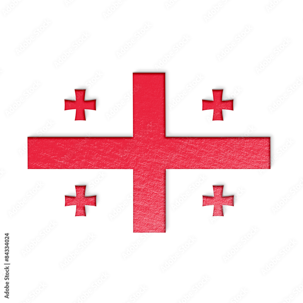 georgia national flag illustration georgia national flag illustration