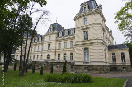 Old stone gothic castle palace king residence