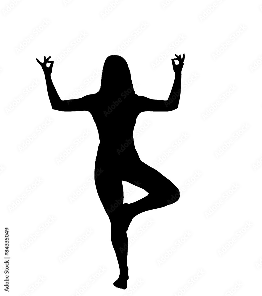 silhouette yoga silhouette yoga