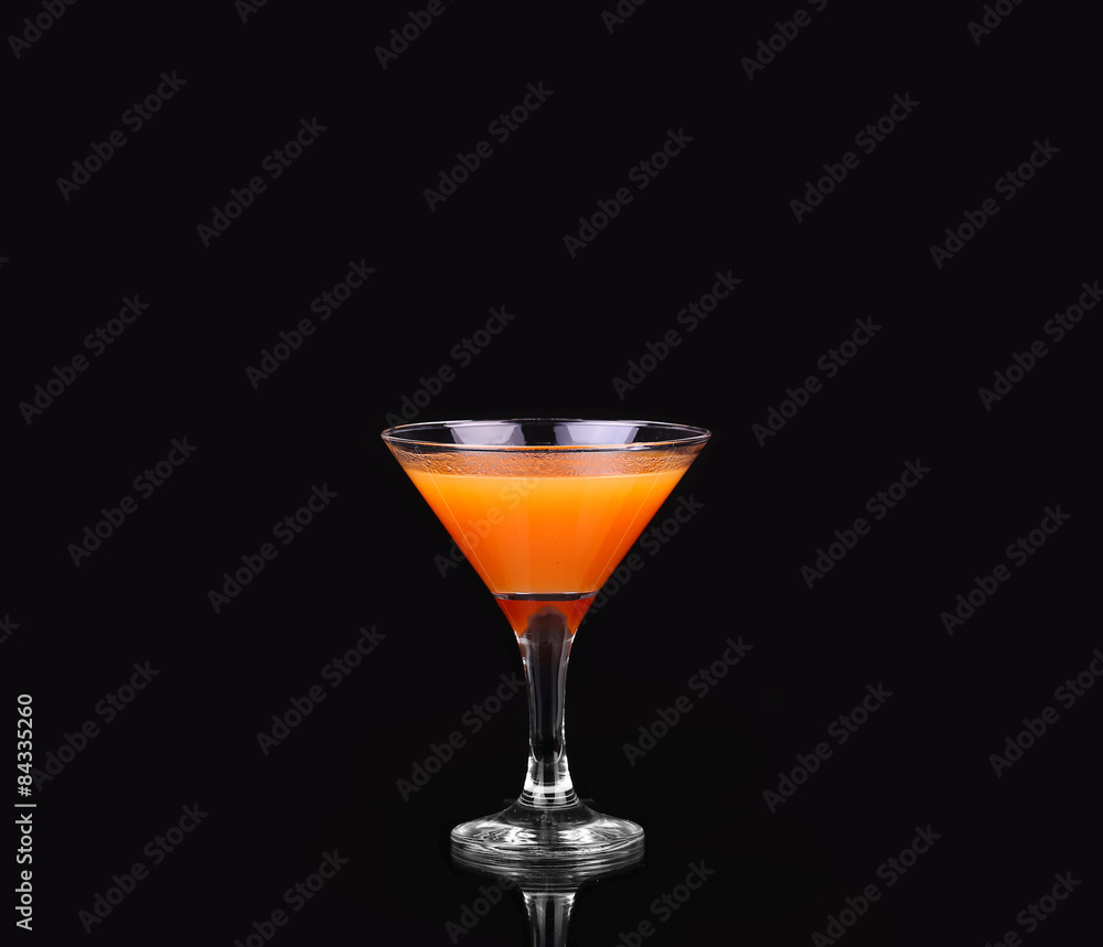 Carrots and juice in a glass Carrots and juice in a glass