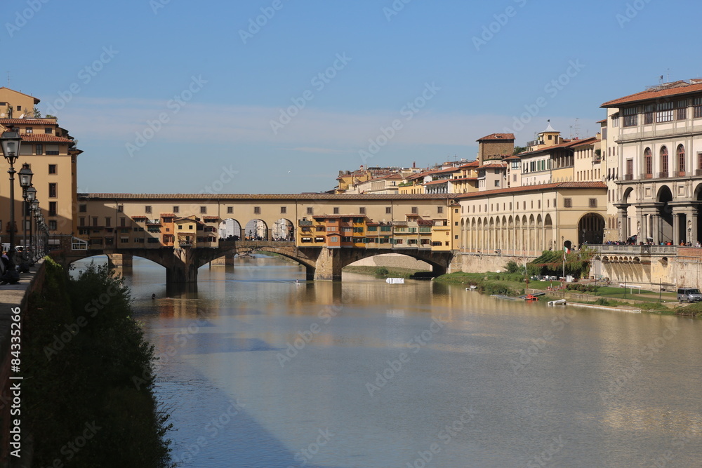 Obraz premium Florenz, Ponte Vecchio, Arno