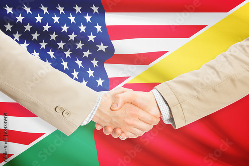 Businessmen handshake - United States and Benin