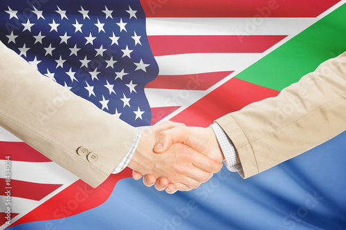 Businessmen handshake - United States and Eritrea