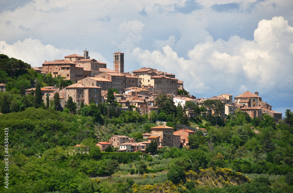 Montepulciano town, Italy