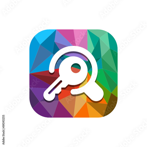 Geometric App Button