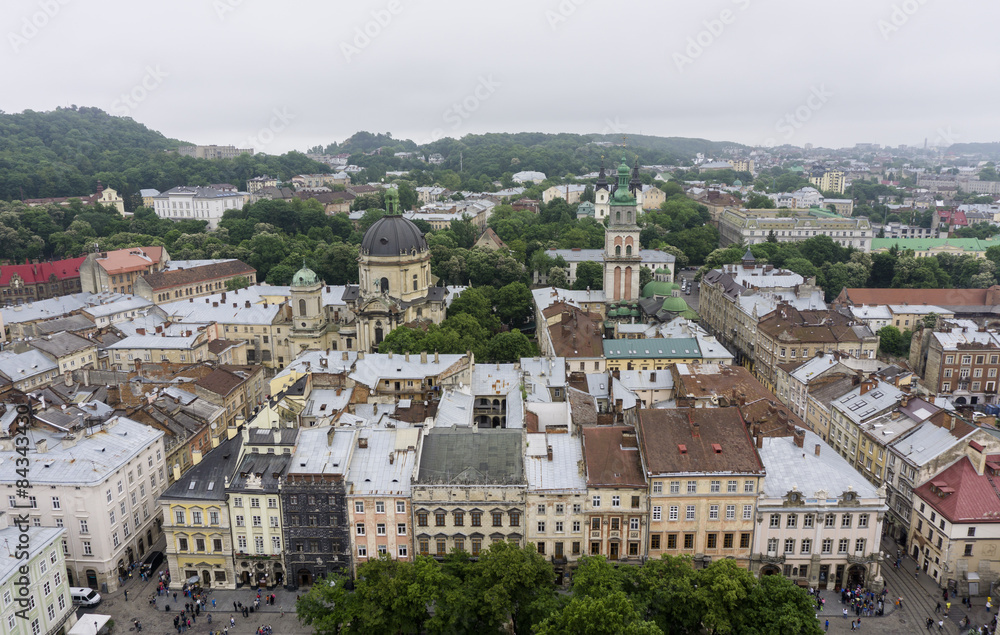 Europe city capital view panorama