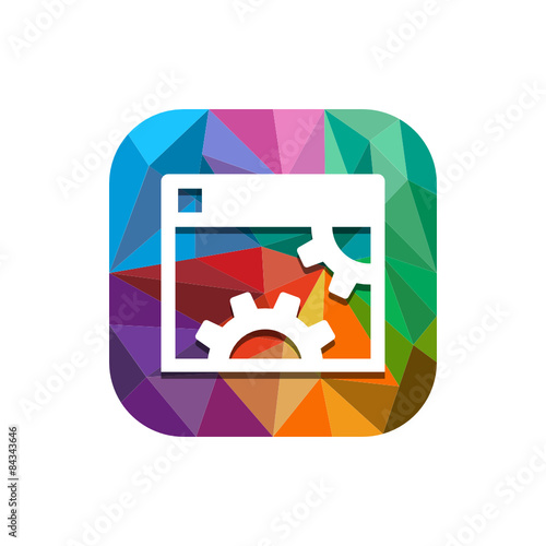 
Geometric App Button