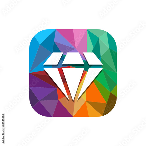 
Geometric App Button