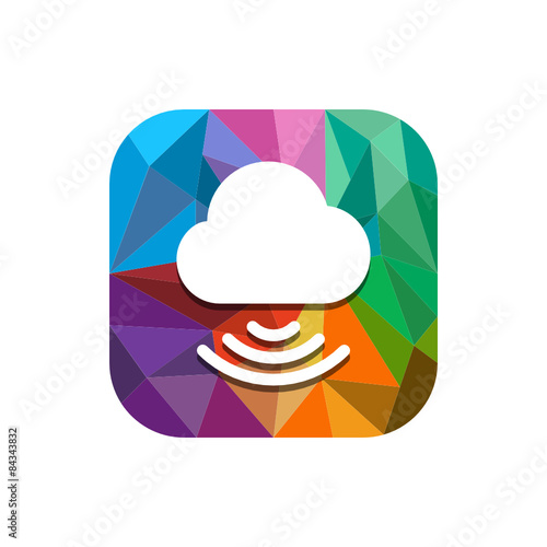 
Geometric App Button