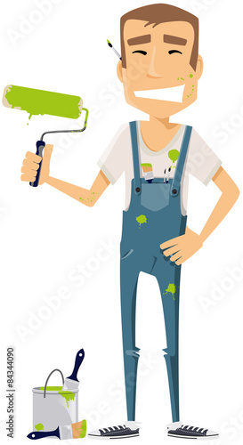 Homme diy bricolant