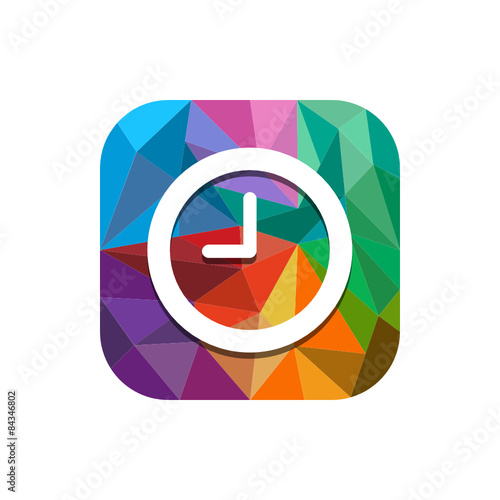 Geometric App Button