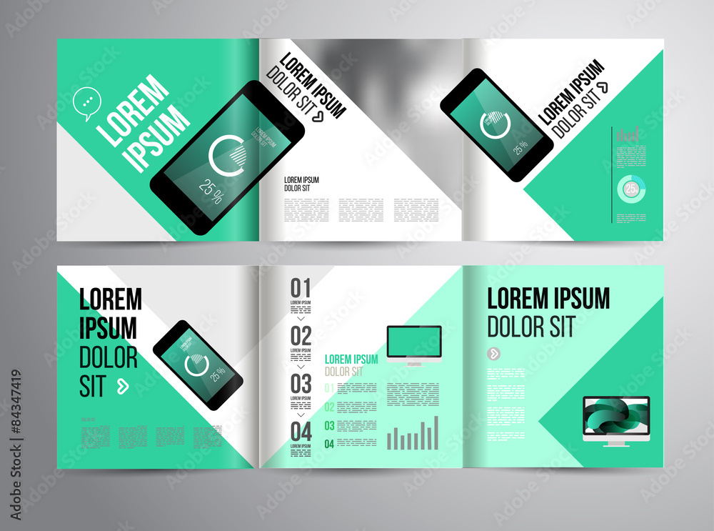 Flyer template design for business. Brochure concept for print. Business concept with text, Flyer template design for business. Brochure concept for print. Business concept with text,