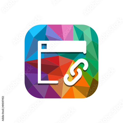 Geometric App Button