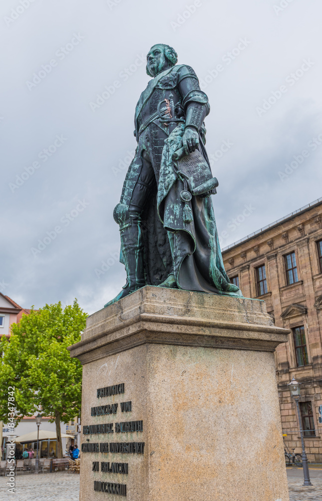 Fototapeta premium Denkmal Schlossplatz Erlangen