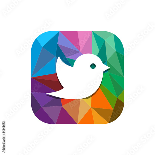 Geometric App Button
