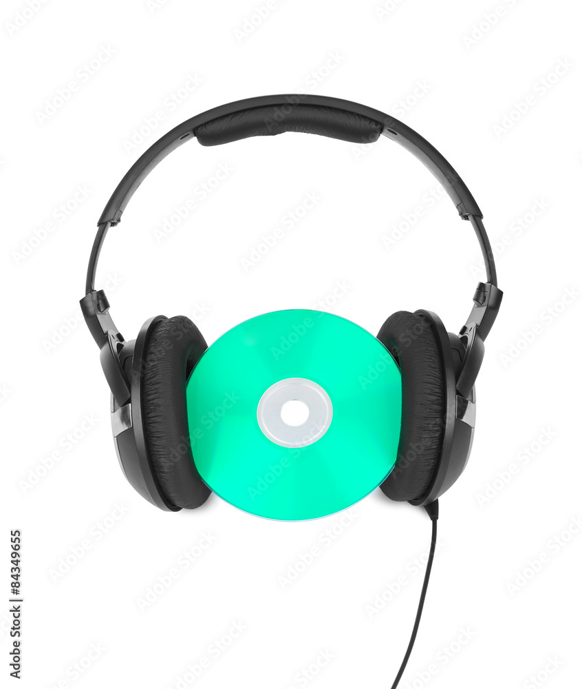 Headphones and cd Headphones and cd