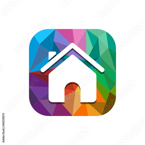 Geometric App Button