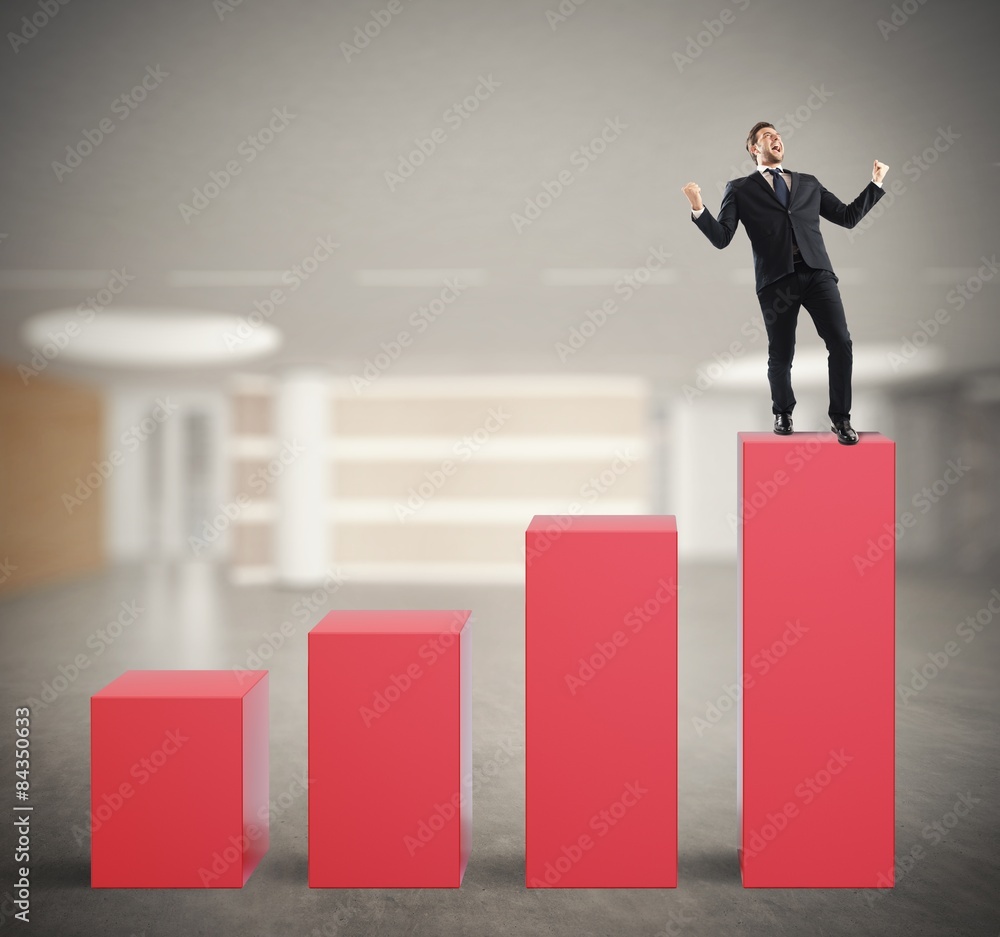 Fototapeta premium Successful businessman