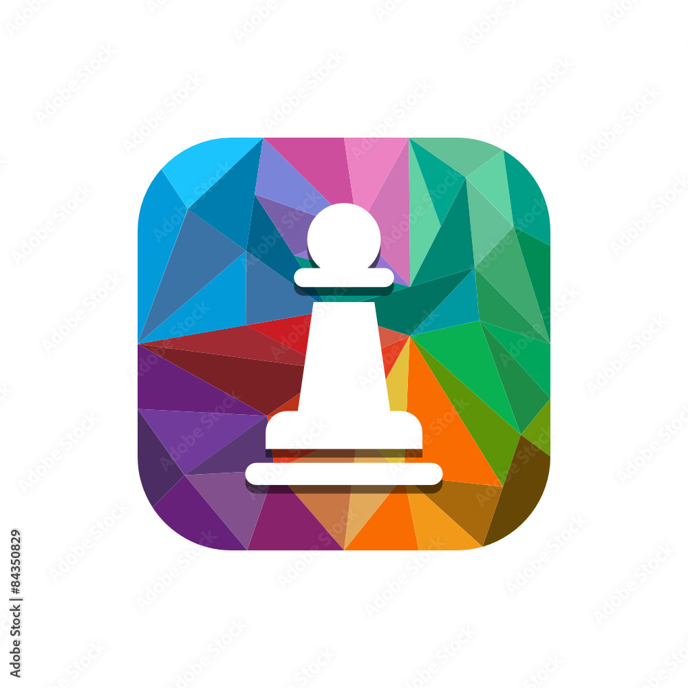 Geometric App Button