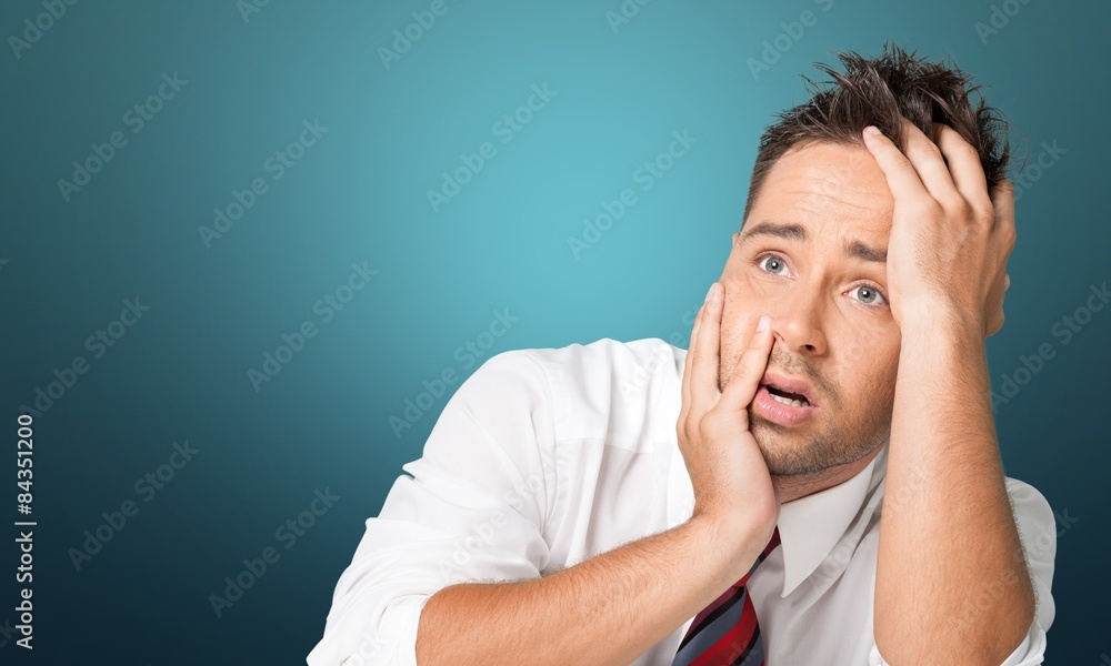 Frustration, Men, Student. Frustration, Men, Student.