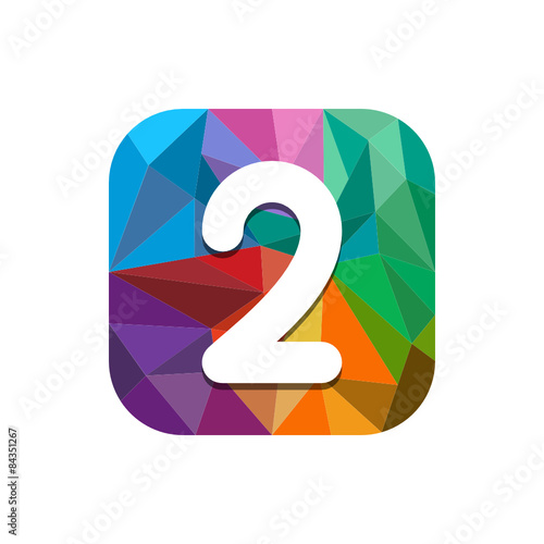 Geometric App Button