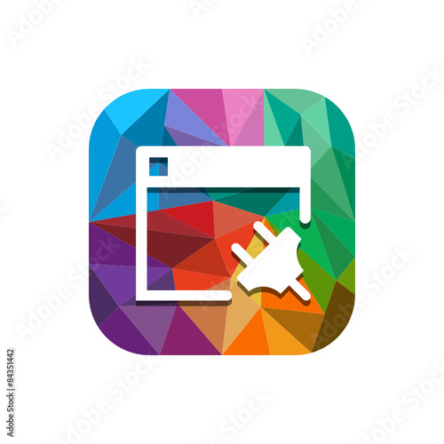 Geometric App Button