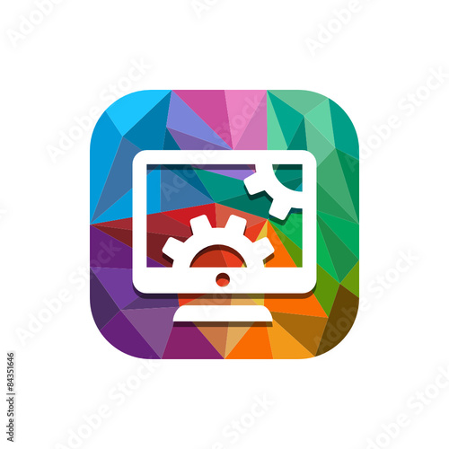 Geometric App Button