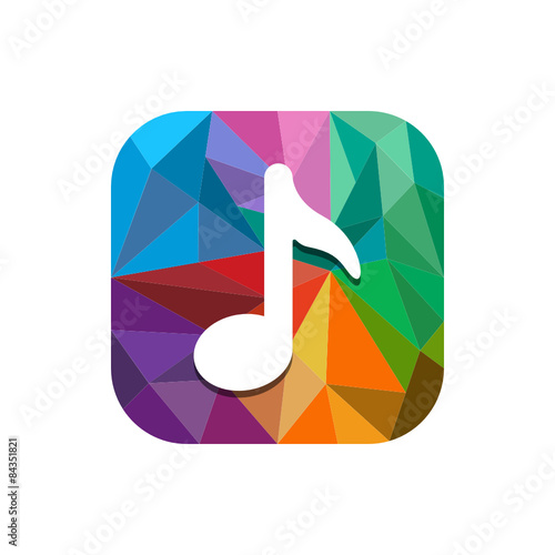 Geometric App Button