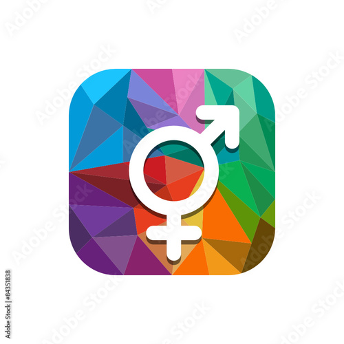 Geometric App Button