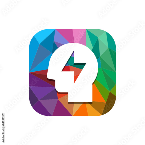 Geometric App Button