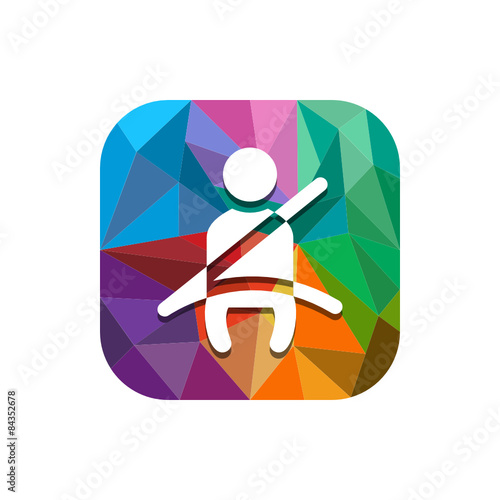 Geometric App Button