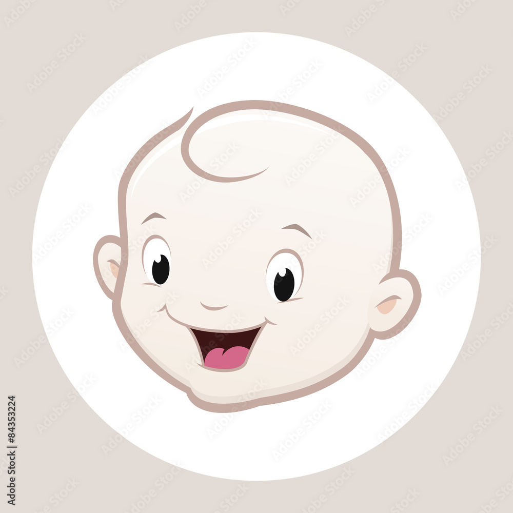 Cartoon Baby Face Cartoon Baby Face
