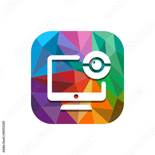Geometric App Button