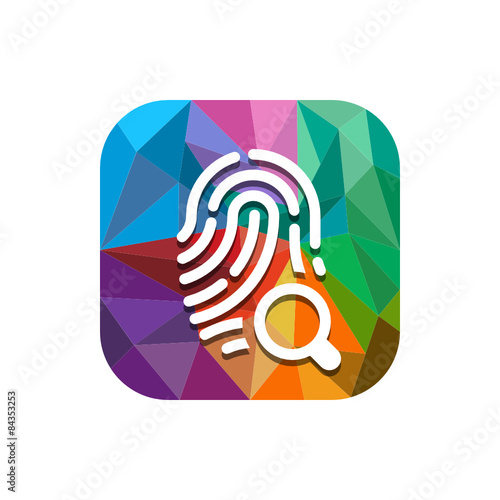 Geometric App Button