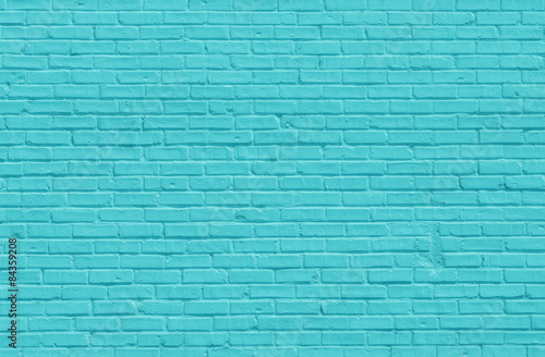  Turquoise brick wall