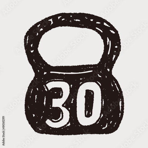 kettlebell doodle