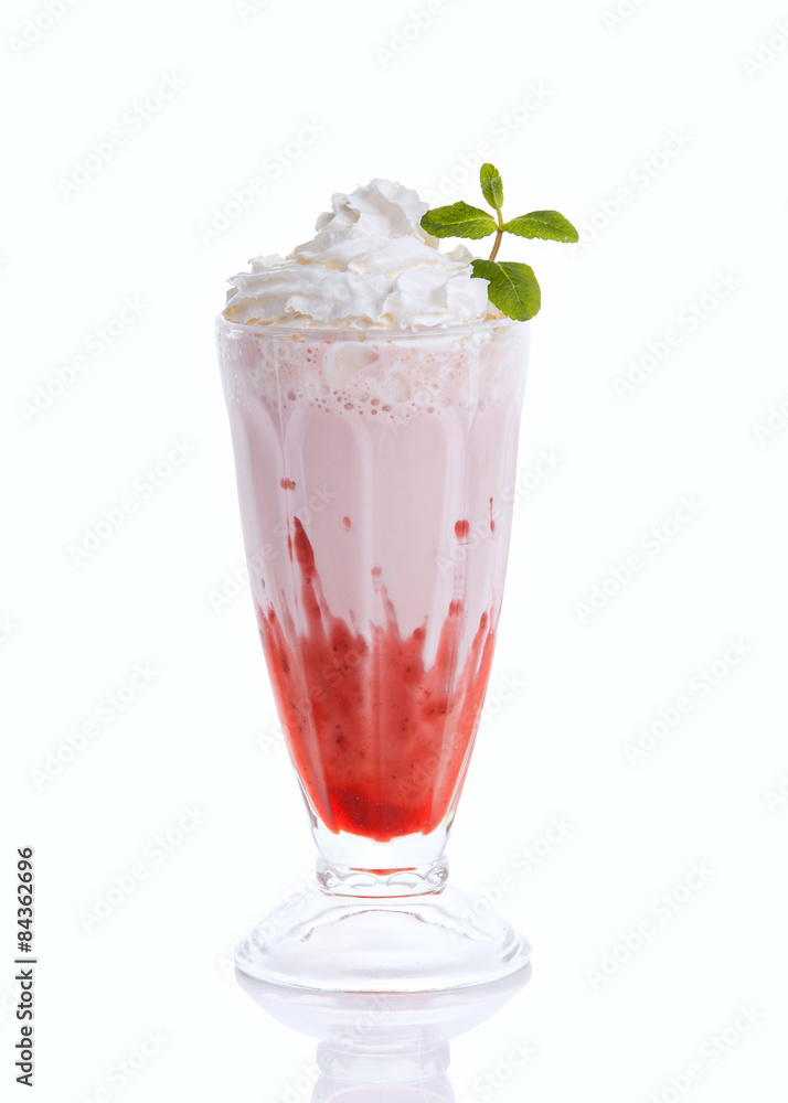 Strawberry milkshake Strawberry milkshake