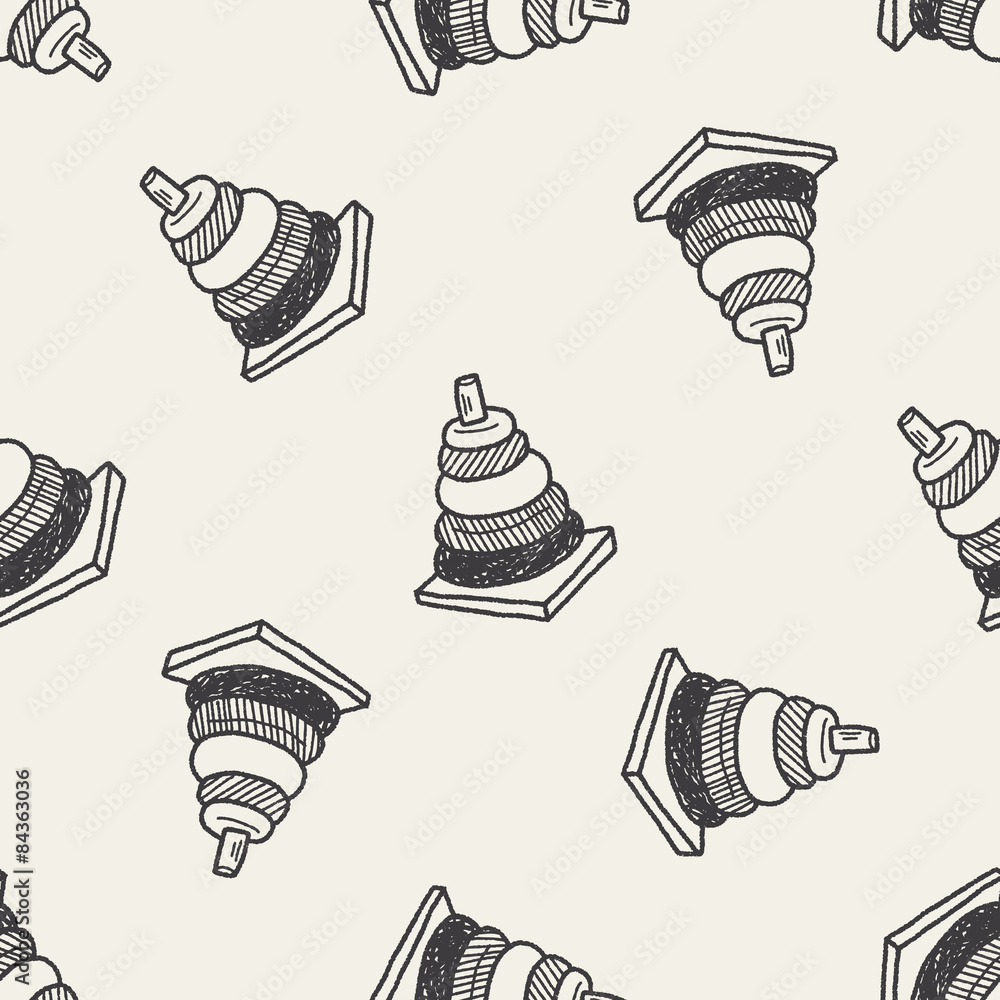 pyramid toy doodle seamless pattern background pyramid toy doodle seamless pattern background