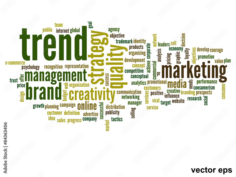 Vector conceptual business word cloud Vector conceptual business word cloud