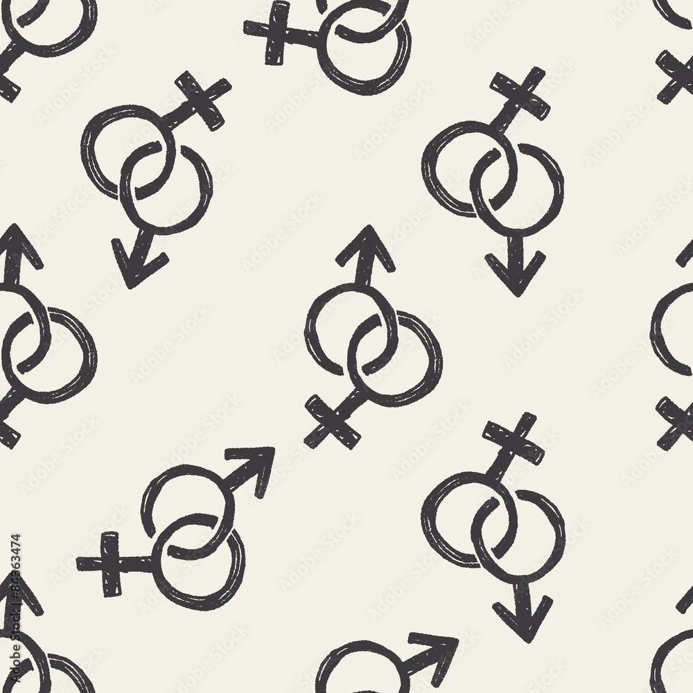 boy and girl doodle seamless pattern background boy and girl doodle seamless pattern background