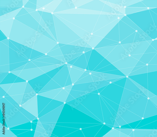 abstract blue polygonal background