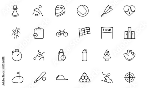 Sports Vector Line Icons 2
 photo