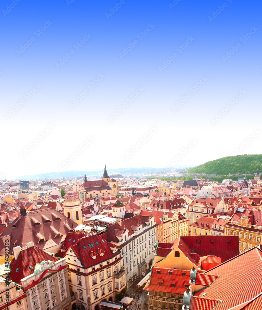 Fototapeta premium Old houses on Old Town Square, Prague