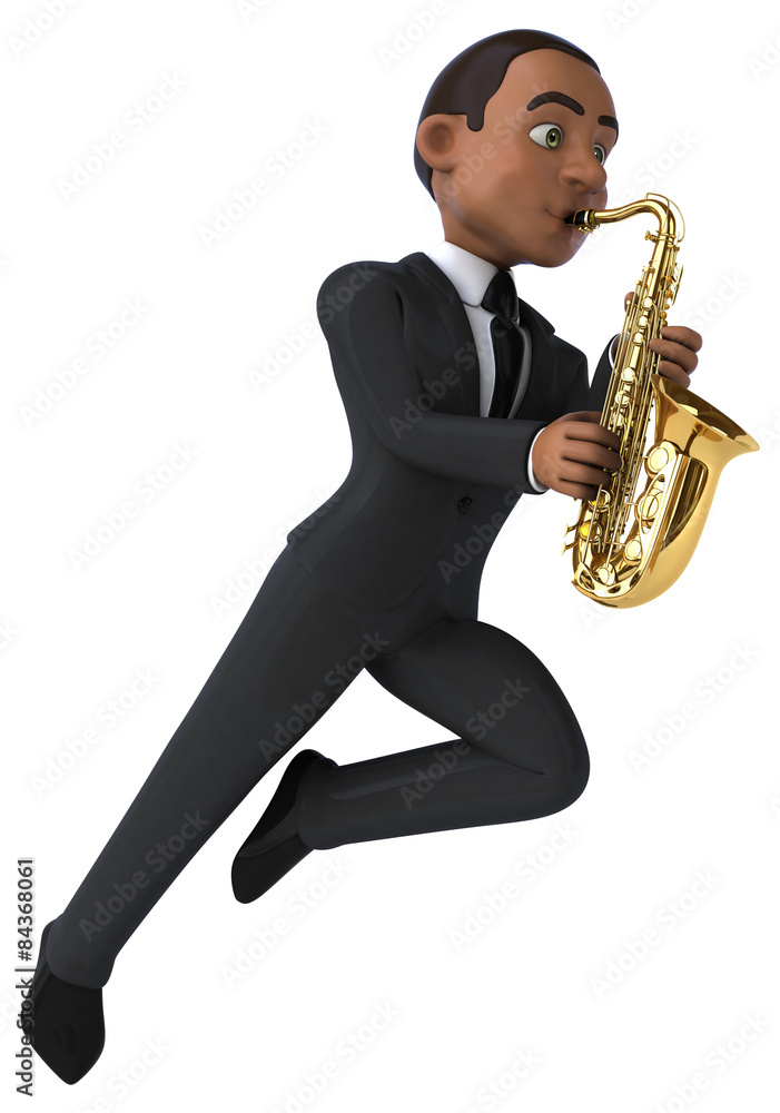 Fototapeta premium Fun business man