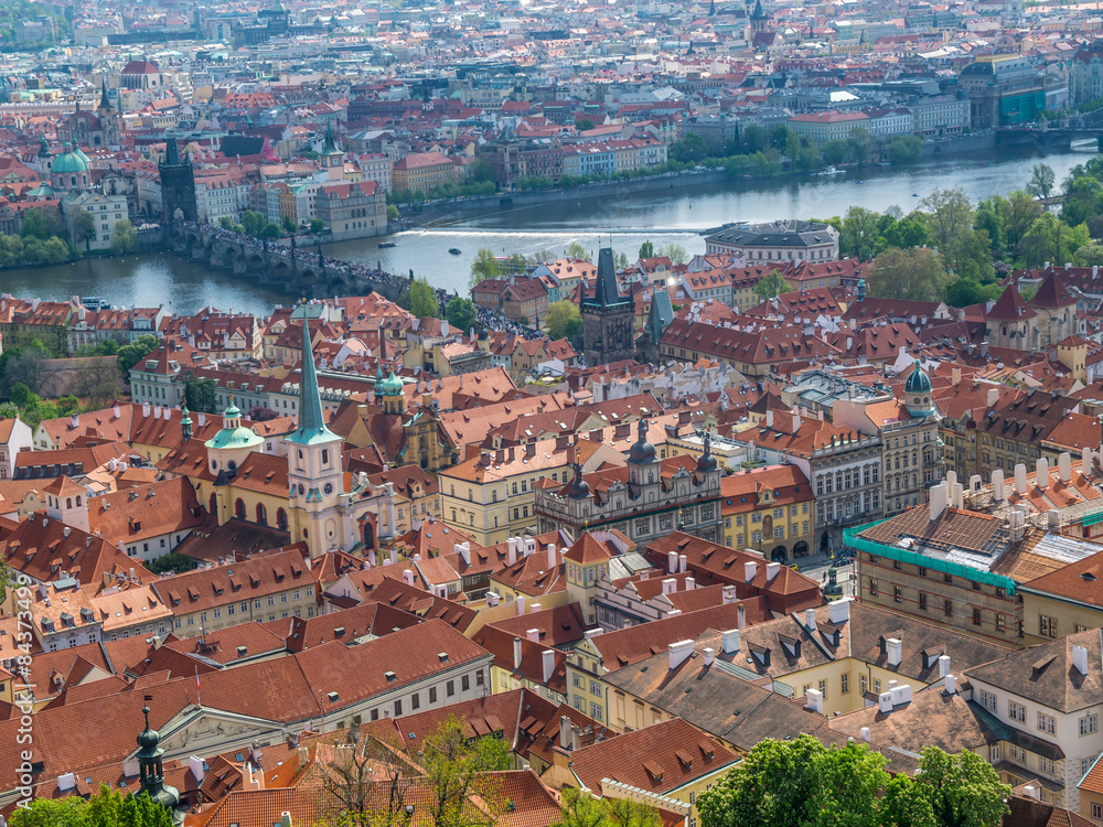 Panorama of Old Town Prague