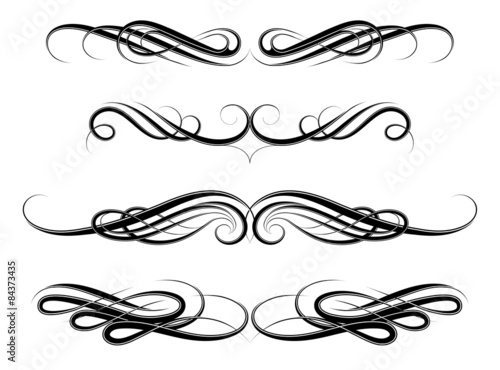 Calligraphy borders