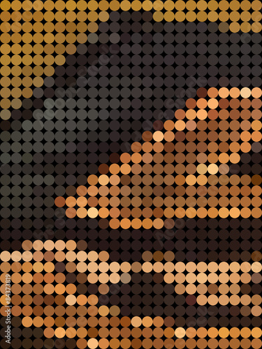 Millennium brown dot background