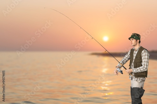 Fishing, Fly-fishing, Fishing Rod.