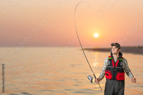 Fishing, Fly-fishing, River.
