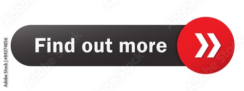 FIND OUT MORE Black and Red Vector Web Button